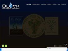 Tablet Screenshot of blockbotanicalgardens.com